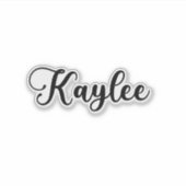 Kaylee Name - Handgeschriebene Kalligrafie Aufkleber (Vorderseite)