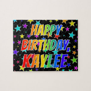 "KAYLEE" Vorname, Spaß "GLÜCKLICHER GEBURTSTAG" Puzzle