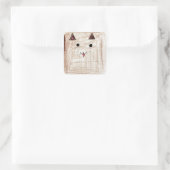 Kayli K. : Square Sticker (Tasche)