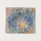 Kayoiji: Moon's Journey Through Ethereal Clouds Wandteppich (Vorderseite (Horizontal))