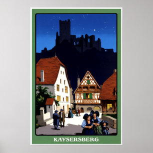 Kaysersberg, Frankreich Poster