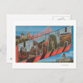 Kaysville, Utah - Große Buchstabenszenen Postkarte (Vorne/Hinten)
