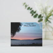 KAYUGA SEE, NACHT FALLS Postkarte (Stehend Vorderseite)