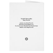 Kazakh Matryoshka Card (Hinten)