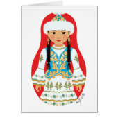Kazakh Matryoshka Card (Vorne)