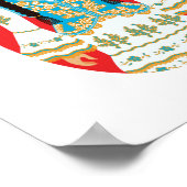 Kazakh Matryoshka Poster (Ecke)