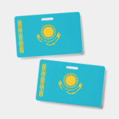 Kazakhstan flag ausweis (Vorder- & Rückseite)