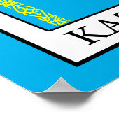 Kazakhstan Poster (Ecke)