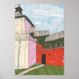 Kazan Kremlin Alte Festung Stadtbild Sammlerstücke Poster