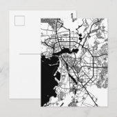 Kazan Russia City Map Postkarte (Vorne/Hinten)