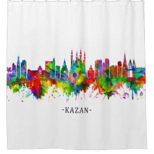 Kazan Russia Skyline Duschvorhang