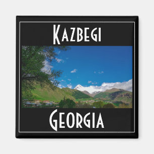 Kazbegi Stepantsminda Georgia Kaukusgebirge Magnet