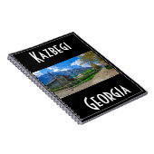 Kazbegi Stepantsminda Georgia Kaukusgebirge Notizblock (Rechte Seite)