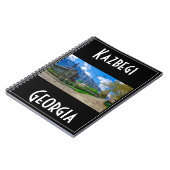 Kazbegi Stepantsminda Georgia Kaukusgebirge Notizblock (Linke Seite)