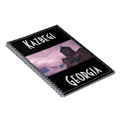 Kazbegi Stepantsminda Georgia Kaukusgebirge Notizblock (Rechte Seite)