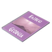 Kazbegi Stepantsminda Georgia Kaukusgebirge Notizblock (Linke Seite)