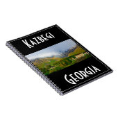 Kazbegi Stepantsminda Georgia Kaukusgebirge Notizblock (Rechte Seite)