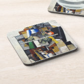 Kazimir Malevich Abstrakt Art Getränkeuntersetzer (Linke Seite)