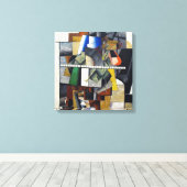 Kazimir Malevich Abstrakt Stretched Canvas Print Leinwanddruck (Insitu (Holzboden))