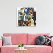 Kazimir Malevich Abstrakt Stretched Canvas Print Leinwanddruck (Insitu (Wohnzimmer))