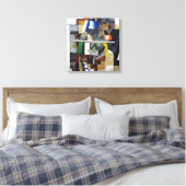 Kazimir Malevich Abstrakt Stretched Canvas Print Leinwanddruck (Insitu (Schlafzimmer))