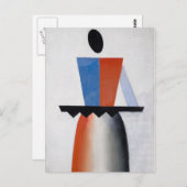 Kazimir Malevich Art Postkarte (Vorne/Hinten)