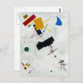 Kazimir Malevich Art Postkarte (Vorne/Hinten)