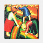 Kazimir Malevich--Ernte einbringen, Magnet (Vorne)