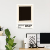Kazimir Malevich Exhibition Black Square 1915 Poster (Heimbüro)