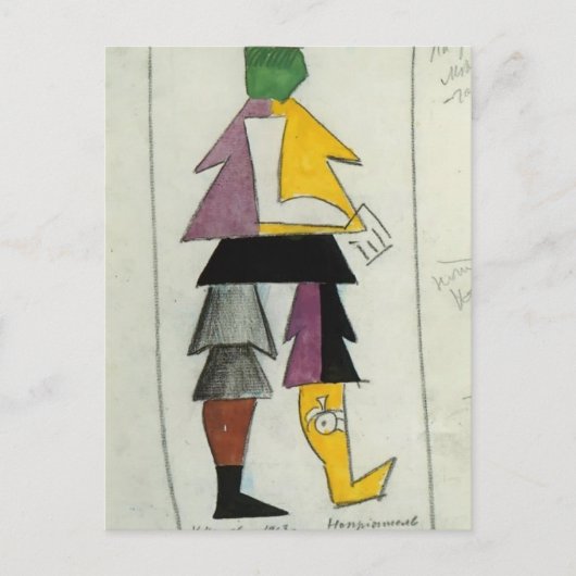 Kazimir Malevich - Feind Postkarte (Vorderseite)