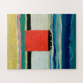 Kazimir Malevich - Rotes Haus Puzzle (Horizontal)