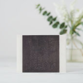 Kazimir Malevich - Schwarzer Platz Postkarte (Stehend Vorderseite)