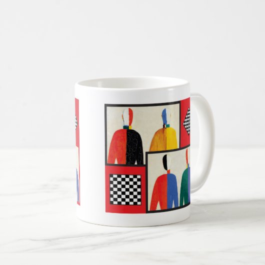 Kazimir Malevich: Sportler (mischen Sie) wieder Kaffeetasse (VorderseiteRechts)