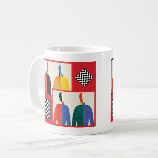 Kazimir Malevich: Sportler (mischen Sie) wieder Kaffeetasse (Vorderseite Links)