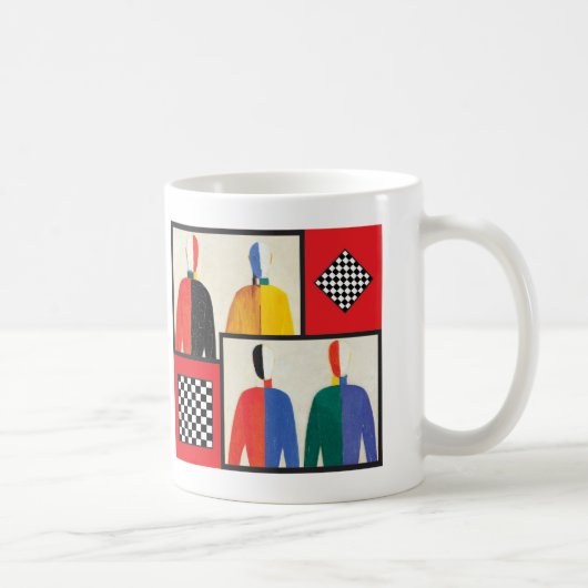 Kazimir Malevich: Sportler (mischen Sie) wieder Kaffeetasse (Rechts)