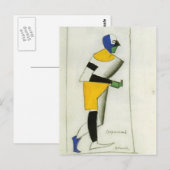 Kazimir Malevich - Sportsman Postkarte (Vorne/Hinten)