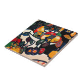 Kazimir Malevich - Stillleben, 1911 Kunstwerk Fliese (Seite)