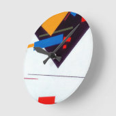 Kazimir Malevich Suprametism Runde Wanduhr (Winkel)