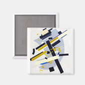 Kazimir Malevich Suprematim 58 Magnet (Vorderseite/Rückseite)