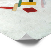 Kazimir Malevich - Suprematismus Poster (Ecke)
