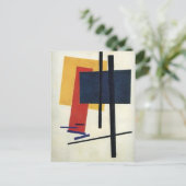 Kazimir Malevich - Suprematismus Postkarte (Stehend Vorderseite)