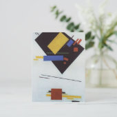 Kazimir Malevich - Suprematismus Postkarte (Stehend Vorderseite)