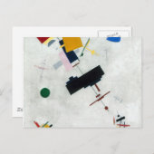 Kazimir Malevich - Suprematismus Postkarte (Vorne/Hinten)