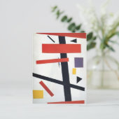 Kazimir Malevich - Suprematismus Postkarte (Stehend Vorderseite)