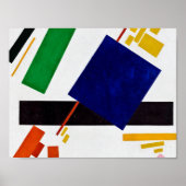 Kazimir Malevich - Suprematistische Zusammensetzun Poster (Vorne)