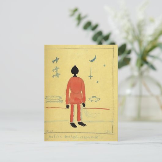 Kazimir Malevich - türkischer Soldat Postkarte (Stehend Vorderseite)