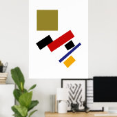 Kazimir Malewitsch Suprematismus Poster (Heimbüro)