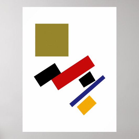 Kazimir Malewitsch Suprematismus Poster (Vorne)