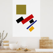 Kazimir Malewitsch Suprematismus Poster (Küche)