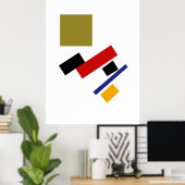 Kazimir Malewitsch Suprematismus  Poster (Heimbüro)